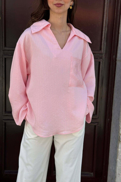 KEMISHE ME VIJA PER FEMRA NE NGJYRE ROZE - 6