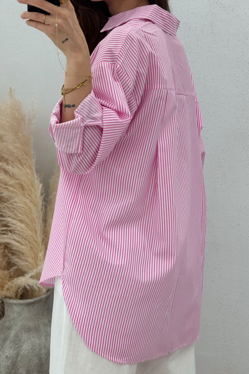 KËMISHË ME VIJA PËR FEMRA NË NGJYRËN ROZË - 2