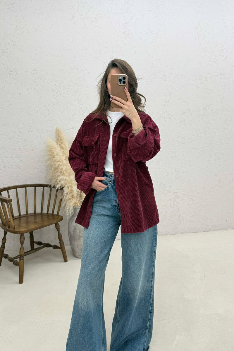 KEMISHE ME XHEPA PARA PER FEMRA NE NGJYRE VISHNJE - 1