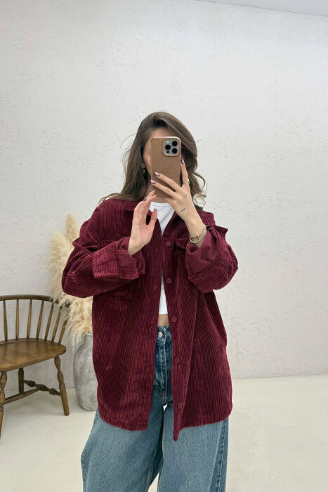 KEMISHE ME XHEPA PARA PER FEMRA NE NGJYRE VISHNJE - 3