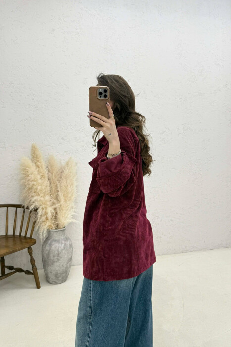 KEMISHE ME XHEPA PARA PER FEMRA NE NGJYRE VISHNJE - 4