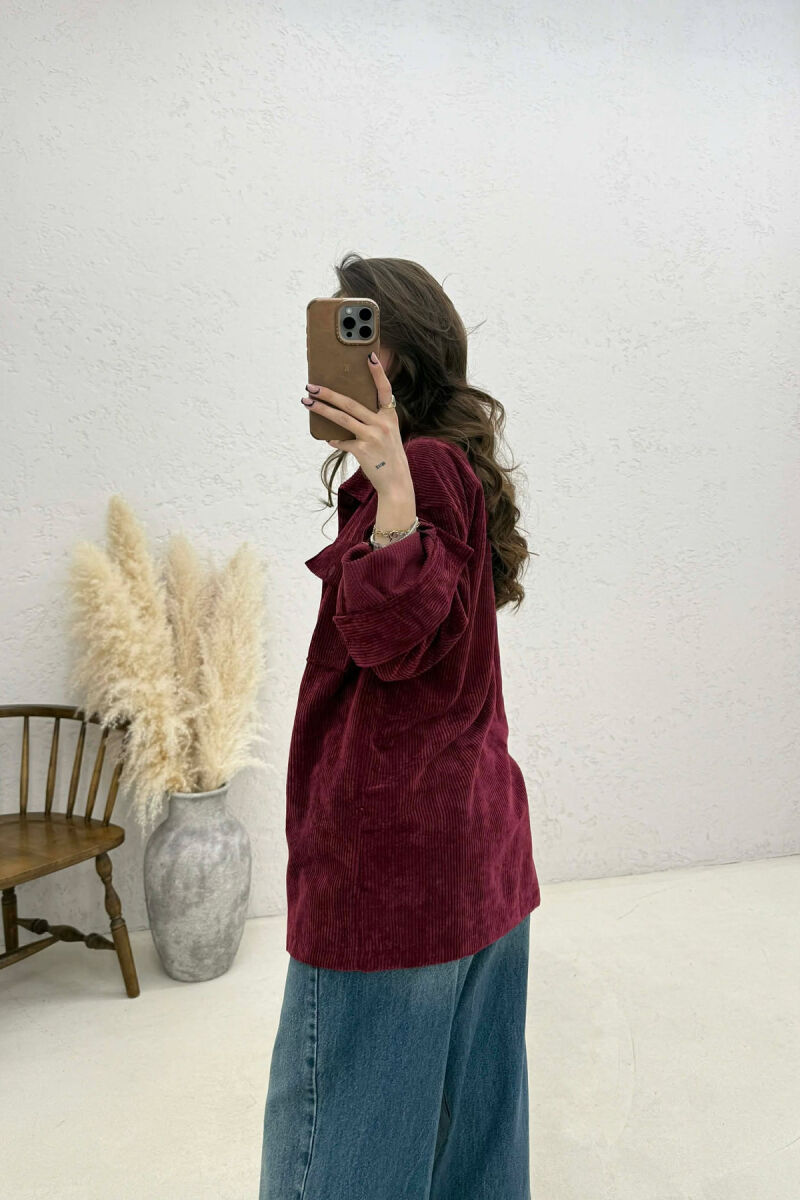 KEMISHE ME XHEPA PARA PER FEMRA NE NGJYRE VISHNJE - 4