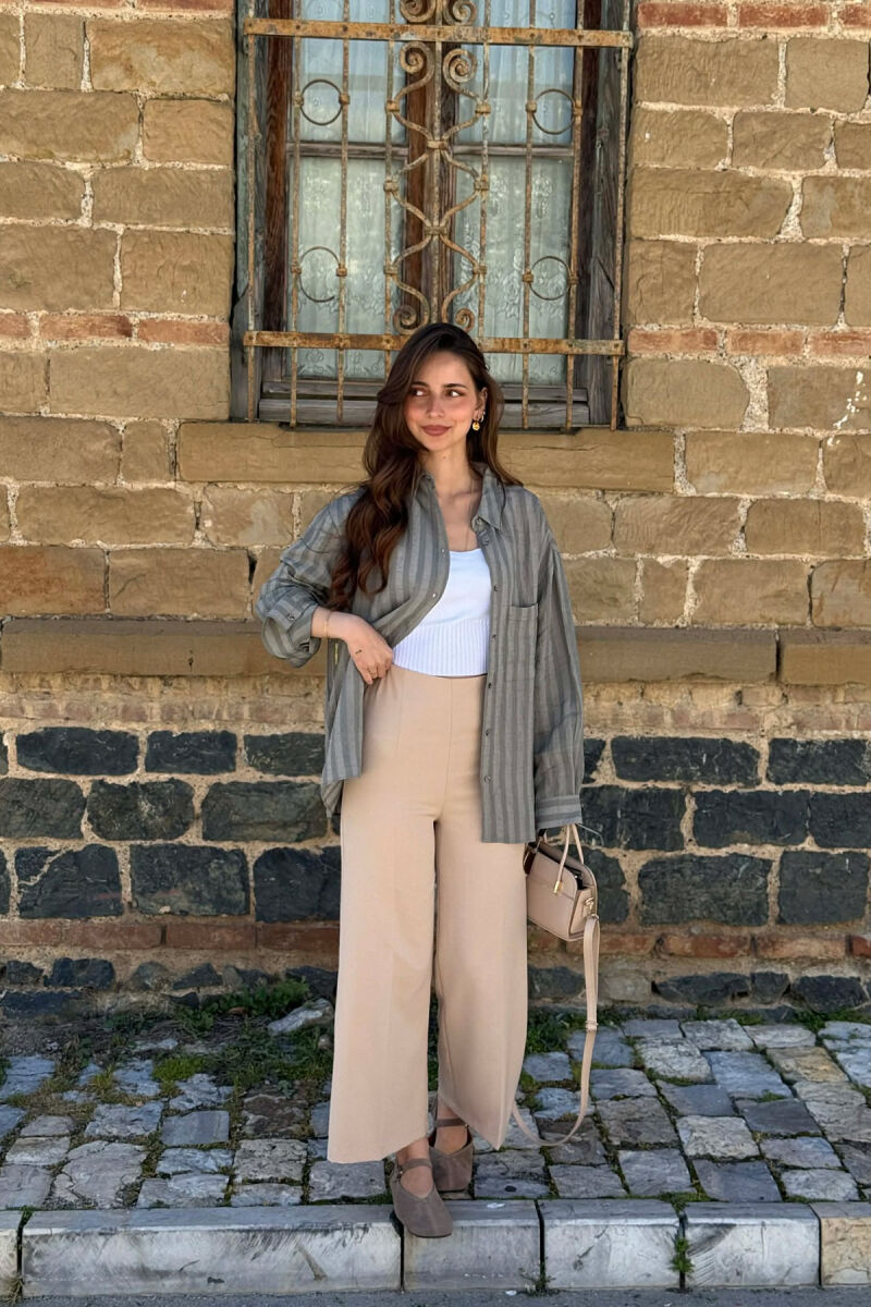 KEMISHE NJE NGJYRESHE ME XHEP NE PJESEN PARA PER FEMRA NE NGJYRE JESHILE TE ZBARDHUR - 9