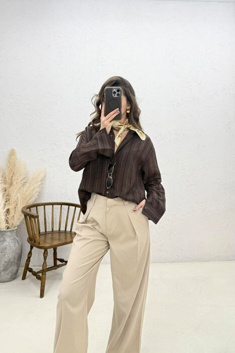 KEMISHE NJE NGJYRESHE PER FEMRA NE NGJYRE KAFE TE ERRET - 3