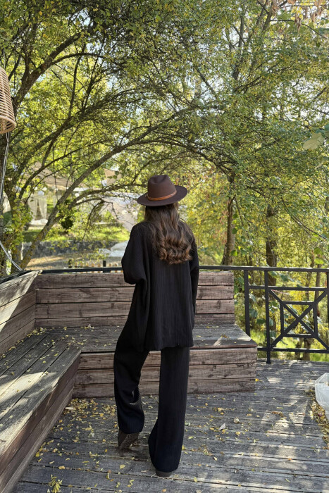 KNIT SET SIMPLE WOMAN BLACK/ E ZEZE - 4