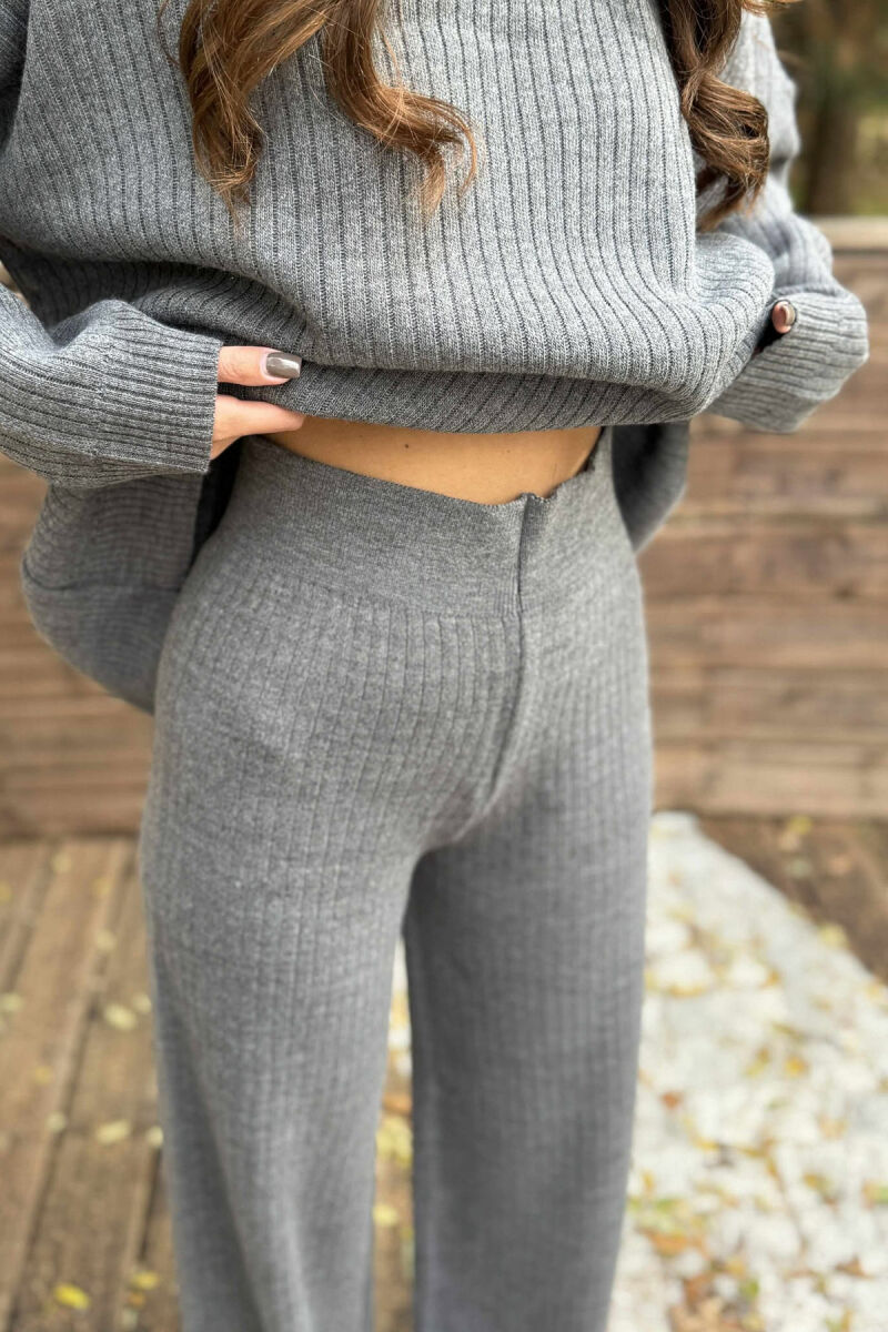 KNIT SET SIMPLE WOMAN GREY/GRI - 6