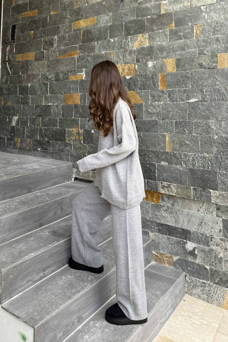 KNIT SET SIMPLE WOMAN LIGHT GREY/GZ - 3