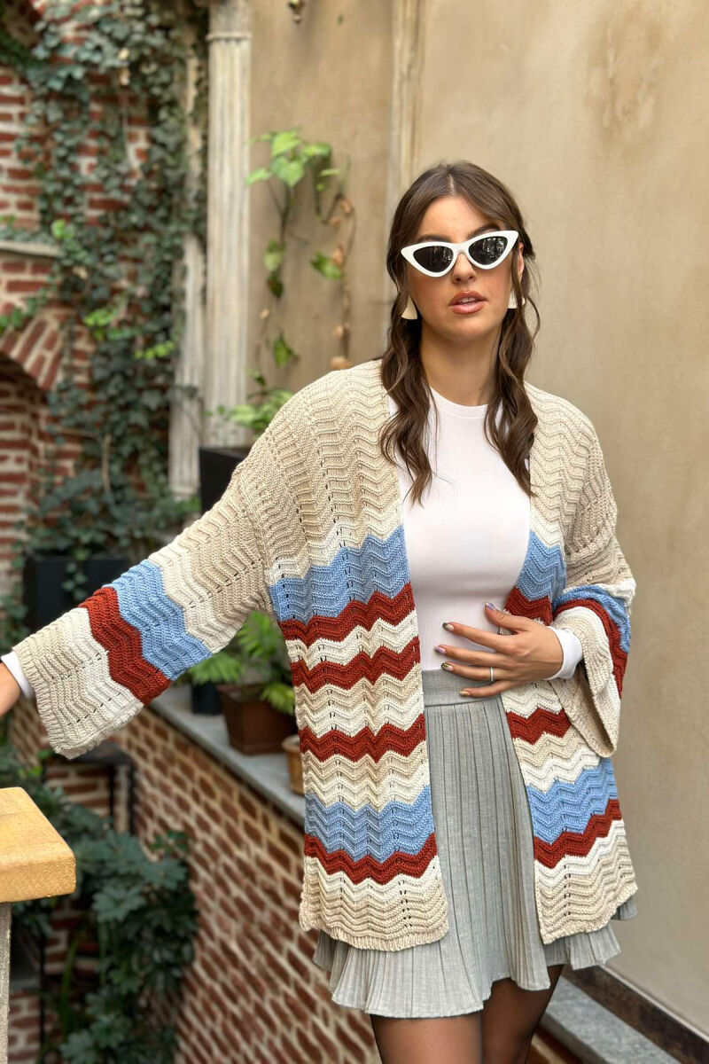 KNITTED WOMEN CARDIGANS MULTIPLE/SHNGJ - 1