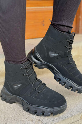 LACING ONE COLOR WOMAN BOOTS KAMOSH ZEZE / BLAck 