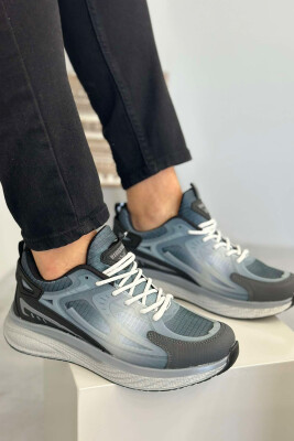 LACING ONE COLOR WOMAN SNEAKERS DARK GREY/GEE 