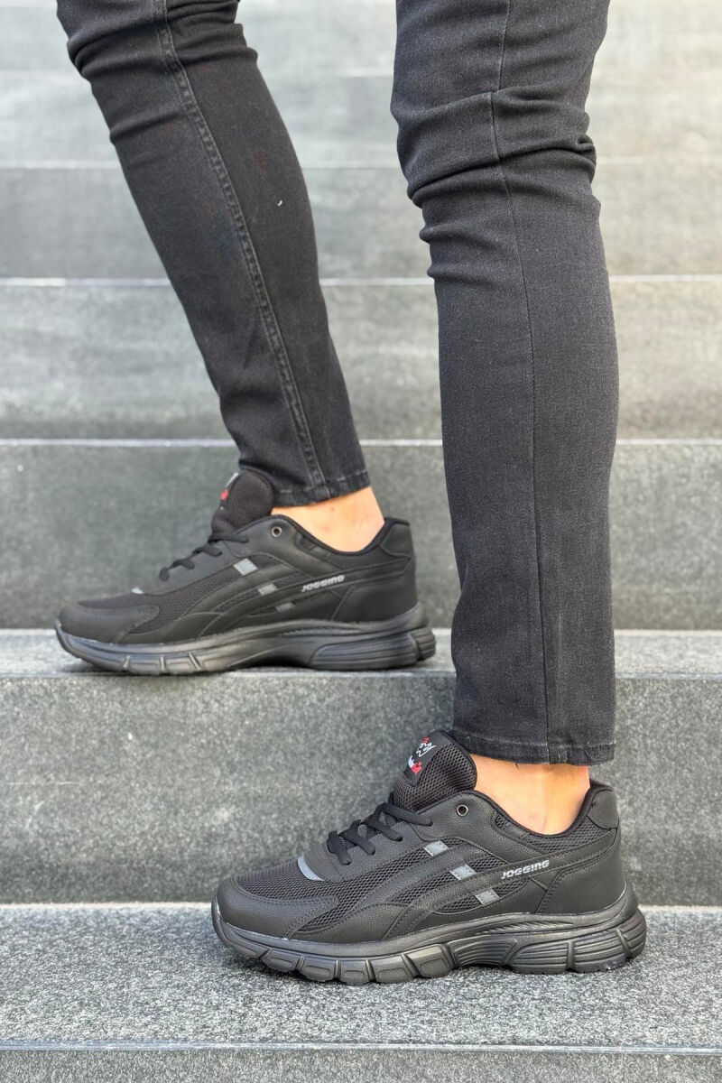 LACING PLATFORM MEN SNEAKERS BLACK/ E ZEZE - 2