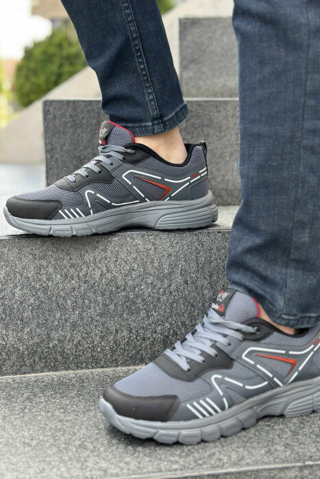 LACING PLATFORM MEN SNEAKERS GREY/GRI 