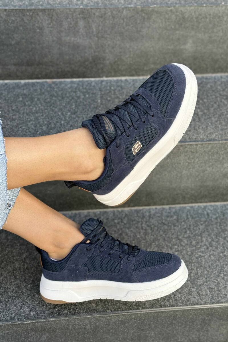 LACING PLATFORM ONE COLOR WOMEN SNEAKERS BLUE/BLU - 2