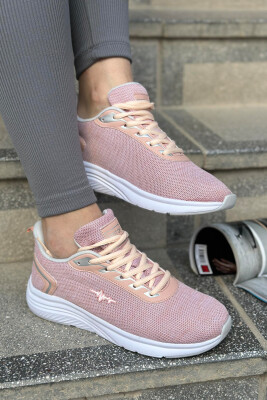 LACING PLATFORM WOMAN SNEAKERS POWDER/PUDER 