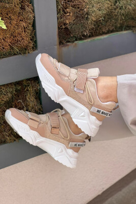 LACING PLATFORM WOMEN SNEAKER BEIGE/BEZHE 