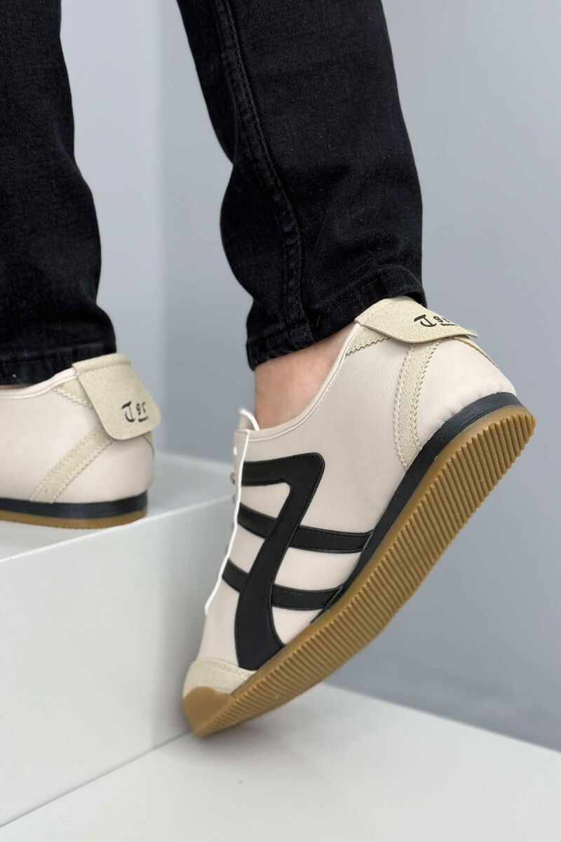 LACING SIMPLE MEN SNEAKERS BEIGE/BEZHE - 2