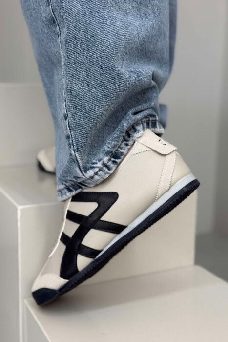 LACING SIMPLE MEN SNEAKERS GREY-BLUE/ GRBL - 5