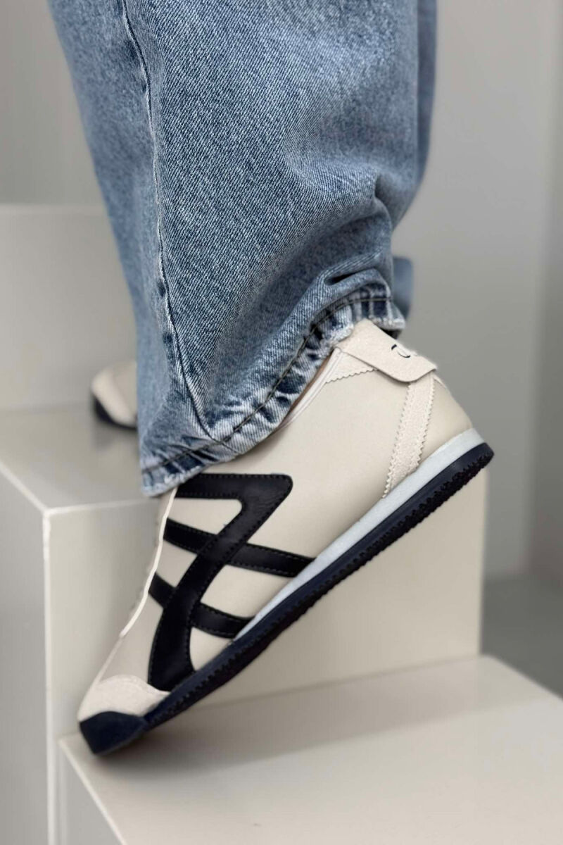 LACING SIMPLE MEN SNEAKERS GREY-BLUE/ GRBL - 5
