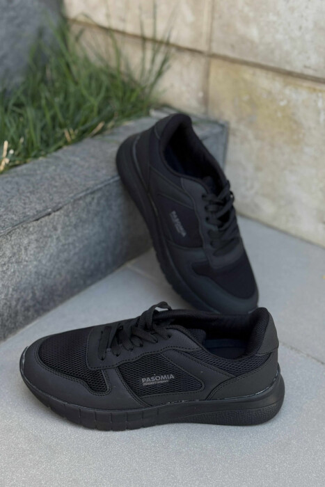 LACING SIMPLE WOMAN SNEAKERS BLACK/ E ZEZE - 3