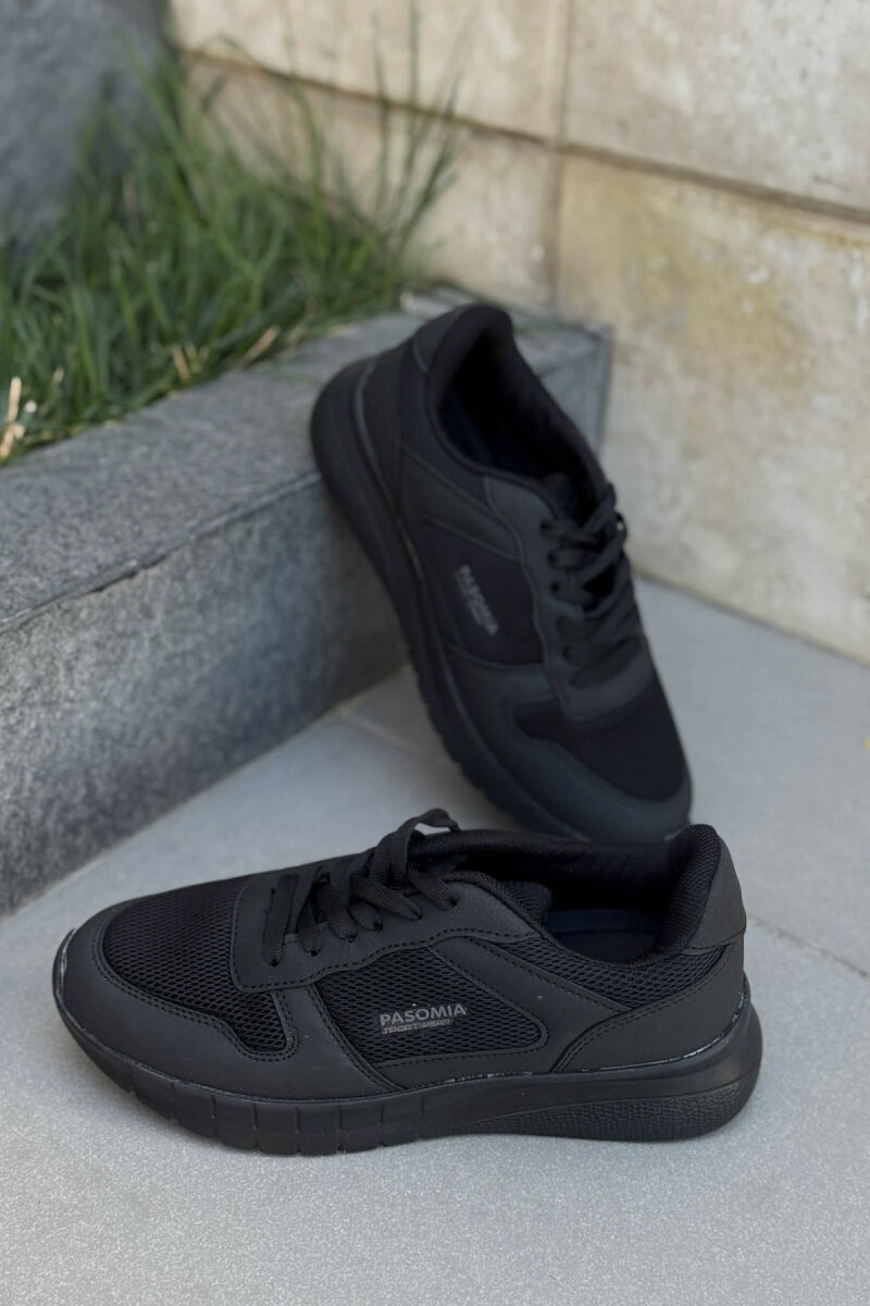 LACING SIMPLE WOMAN SNEAKERS BLACK/ E ZEZE - 3