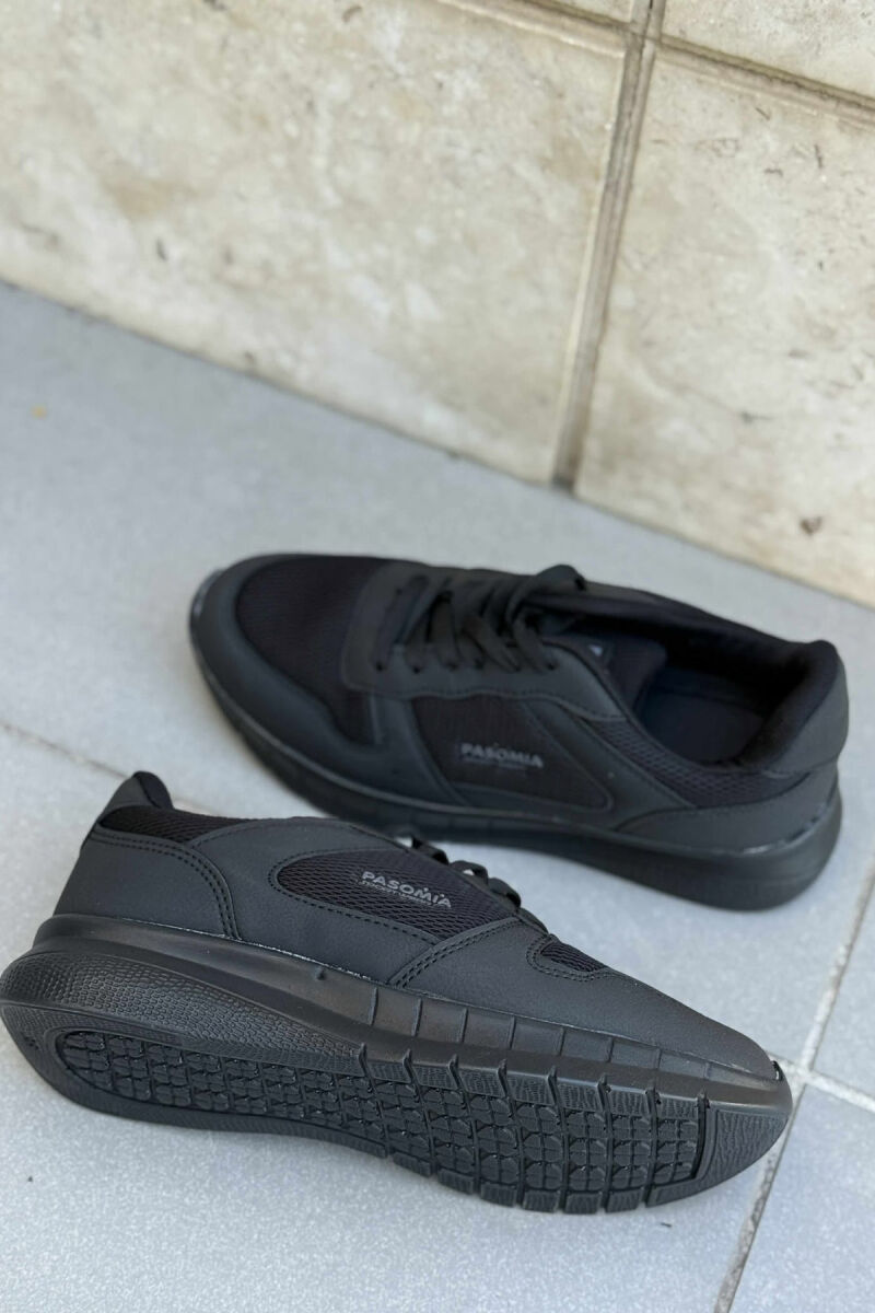 LACING SIMPLE WOMAN SNEAKERS BLACK/ E ZEZE - 5