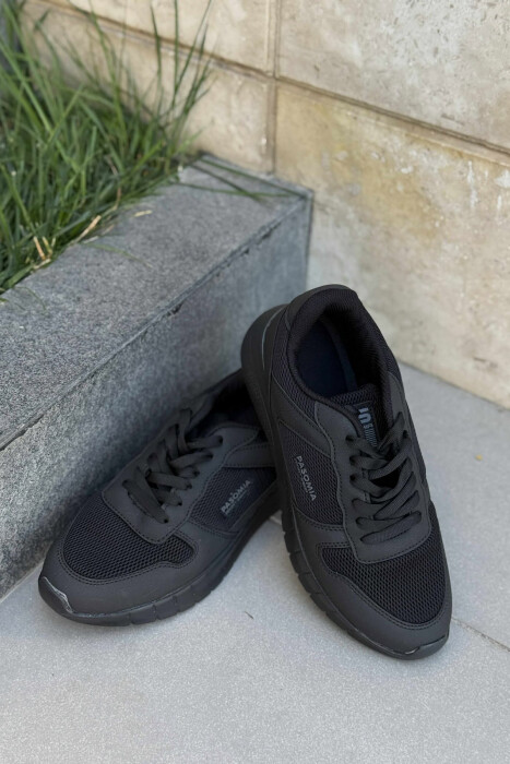 LACING SIMPLE WOMAN SNEAKERS BLACK/ E ZEZE - 2