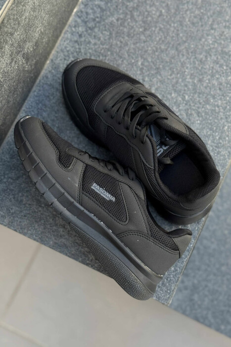 LACING SIMPLE WOMAN SNEAKERS BLACK/ E ZEZE - 4