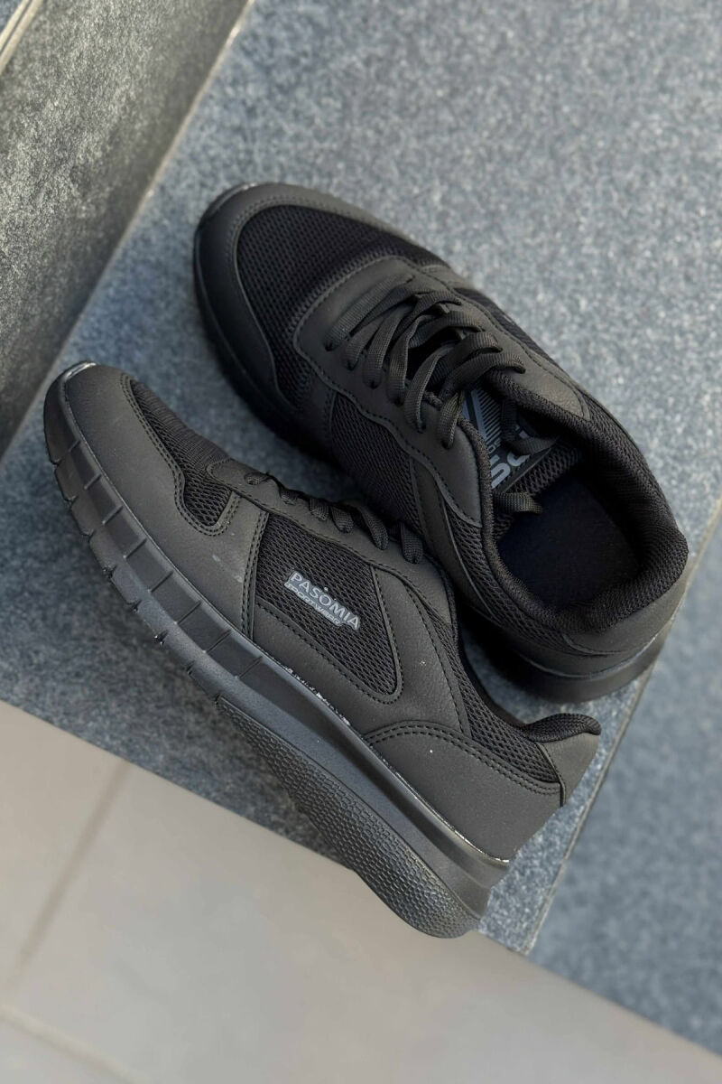 LACING SIMPLE WOMAN SNEAKERS BLACK/ E ZEZE - 4