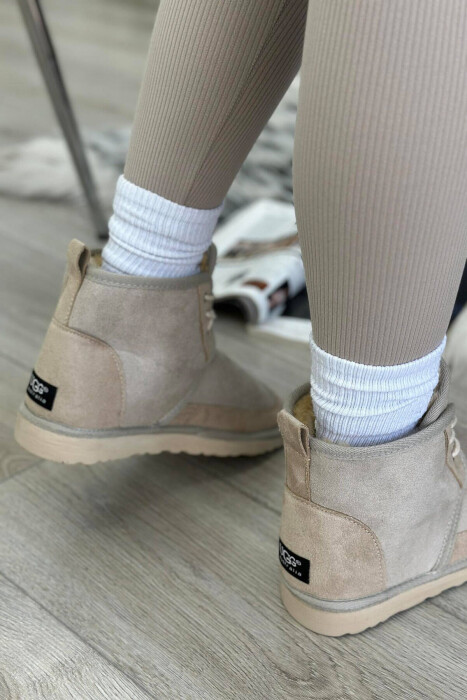 LACING SIMPLE WOMAN UGG CREAM/KREM - 4