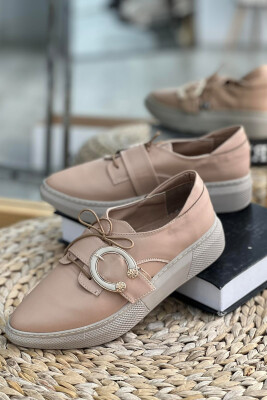 LACING WOMEN SHOES BEIGE/BEZHE 