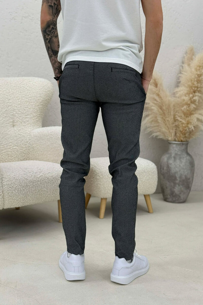 LACING WAIST MEN PANTS GREY/GRI - 2