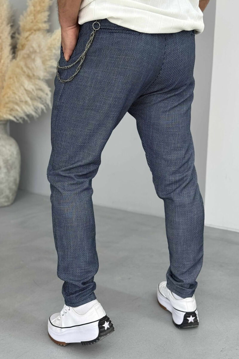 LACINGS SIMPLE MEN PANTS BLUE/BLU - 3