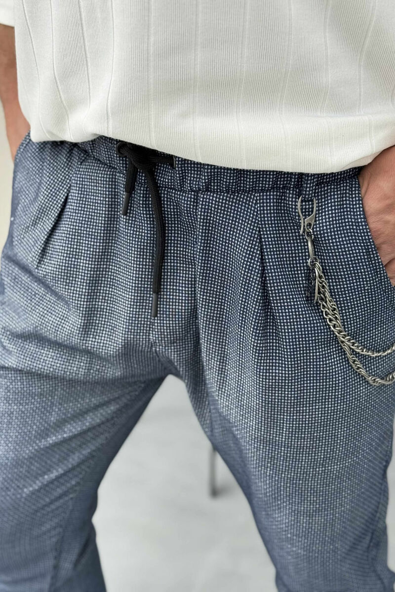 LACINGS SIMPLE MEN PANTS BLUE/BLU - 4