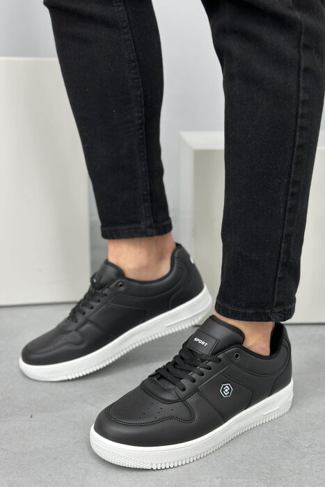 LACINGS SIMPLE MEN SNEAKERS BLACK/ E ZEZE - 1