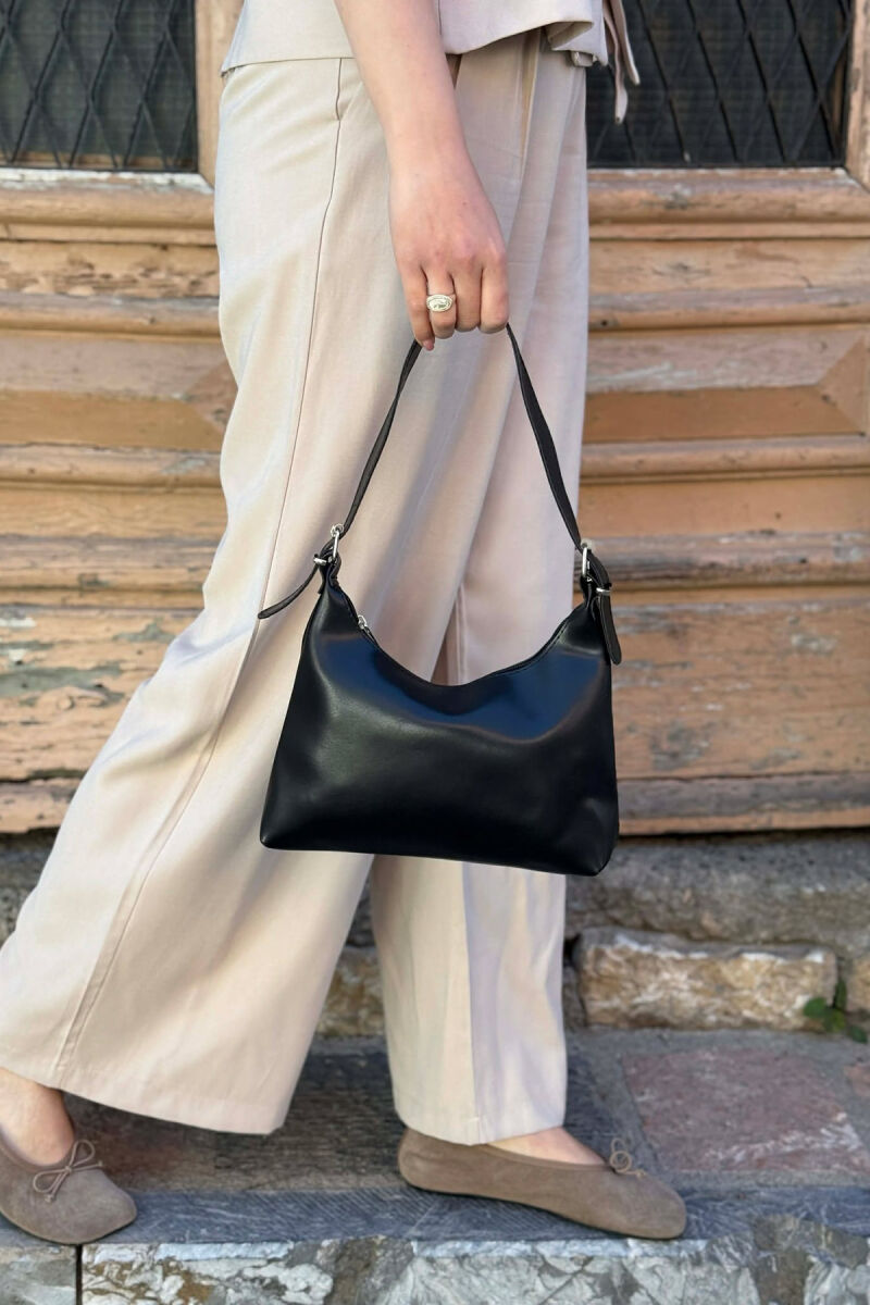 LEATHER ONE COLOR WOMAN BAG BLACK/ E ZEZE - 2