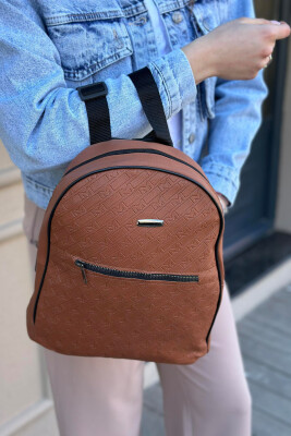 LEATHER WOMAN BAG LIGHT BROWN/KAZB 