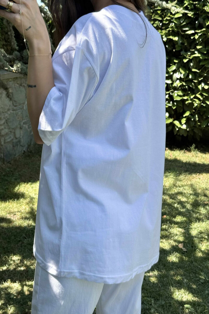 LEMON FRONT IMAGE WOMEN T-SHIRT WHITE-E BARDHE - 4