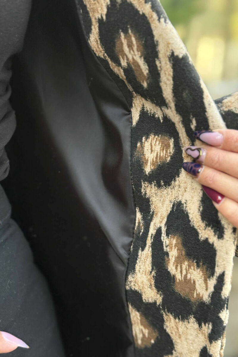 LEO DESIGN CLASSIC WOMEN JACKET BEIGE/BEZHE - 3