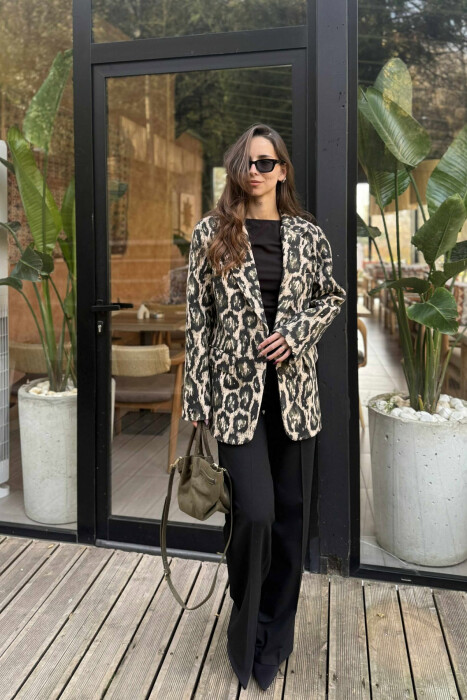 LEO DESIGN CLASSIC WOMEN JACKET GREEN/JESHILE - 1