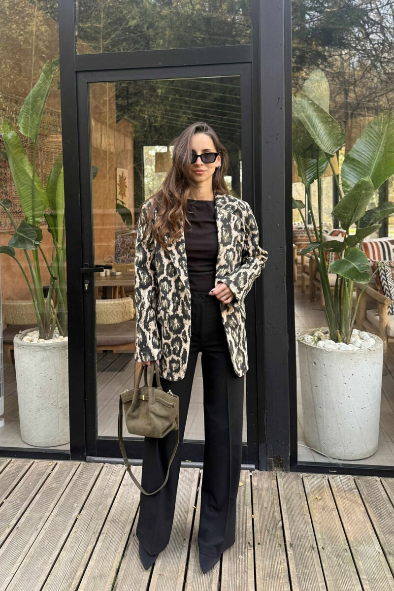 LEO DESIGN CLASSIC WOMEN JACKET GREEN/JESHILE - 4