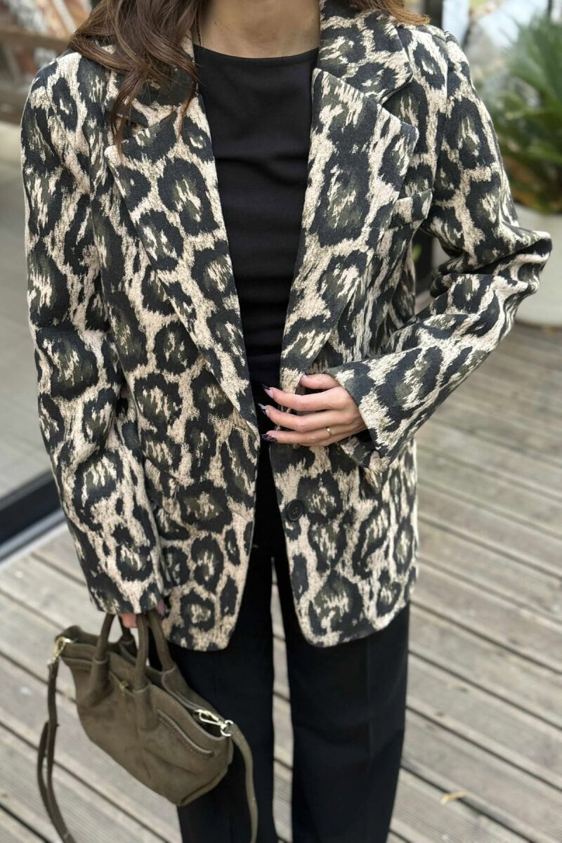 LEO DESIGN CLASSIC WOMEN JACKET GREEN/JESHILE - 5