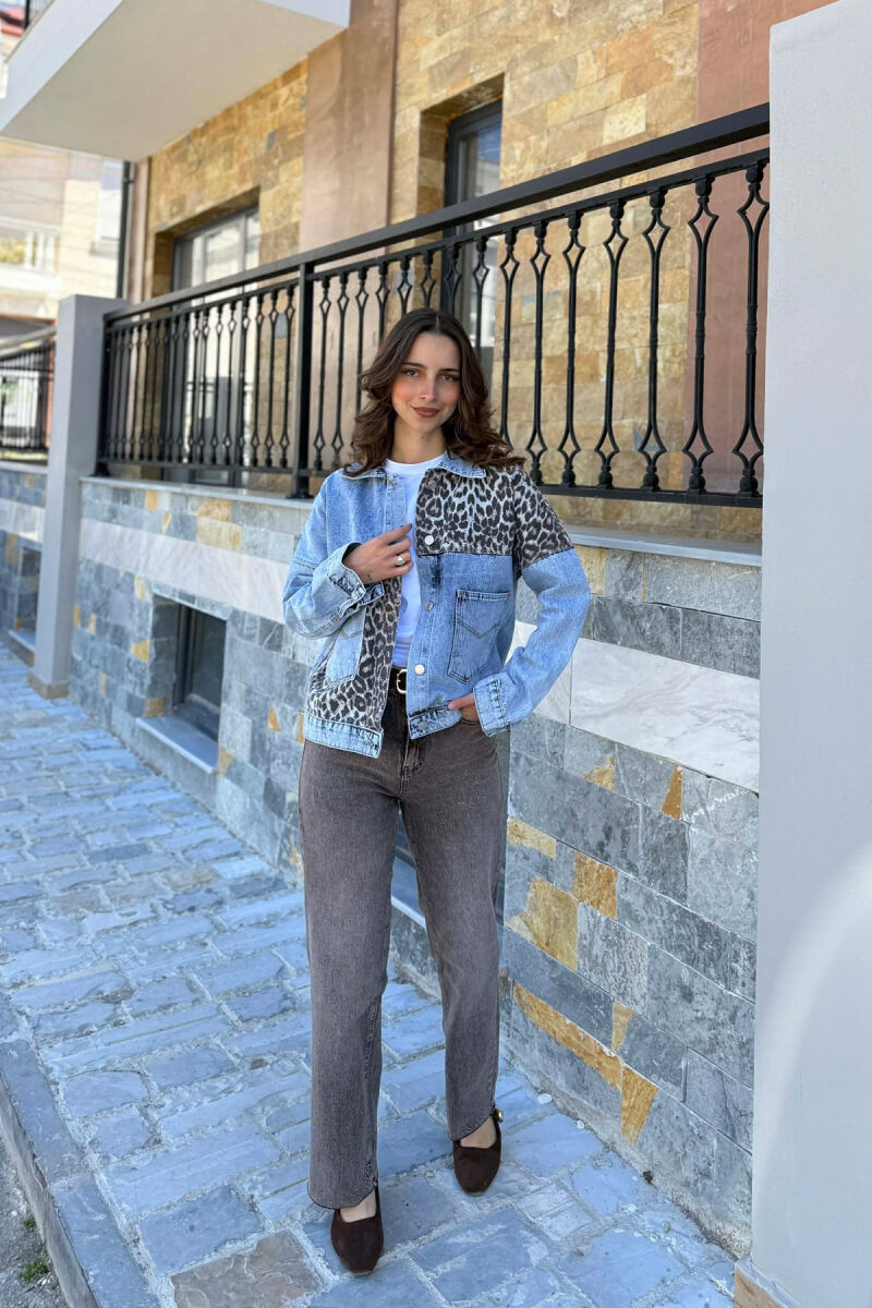 LEO DESIGN DENIM WOMAN JACKETS LIGHTBLUE/BZ - 2