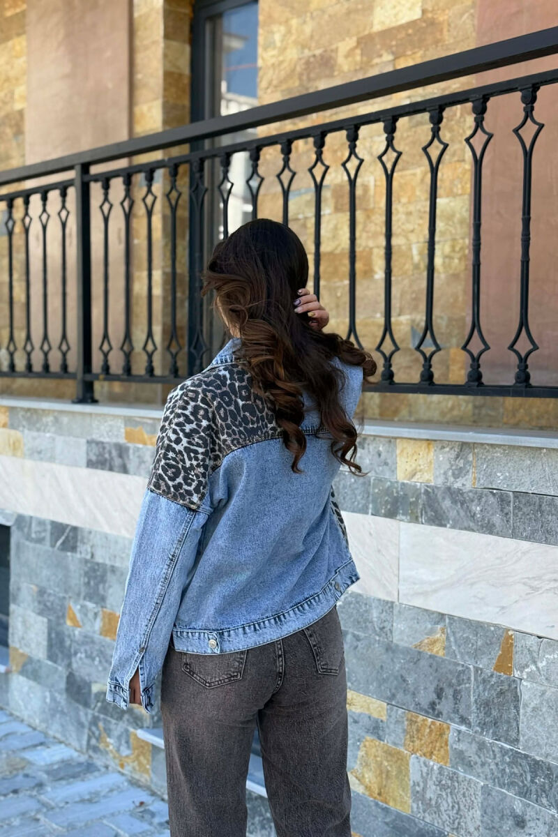 LEO DESIGN DENIM WOMAN JACKETS LIGHTBLUE/BZ - 3