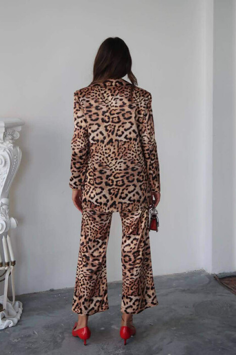 LEO DESIGN JACKET+TROUSERS WOMEN SET LEO/LEOPARD - 2