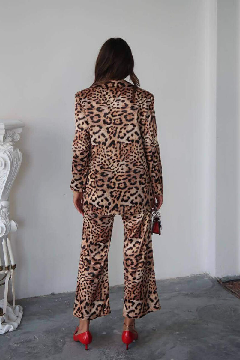LEO DESIGN JACKET+TROUSERS WOMEN SET LEO/LEOPARD - 2