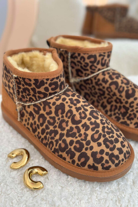 LEO DESIGN WARM WOMEN UGG LEO/LEOPARD - 3