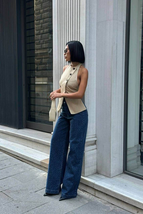 LEO DESIGN WOMAN JEANS BLUE/BLU - 3