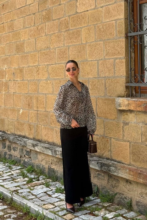 LEO DESIGN WOMAN SHIRT LEO/LEOPARD - 2