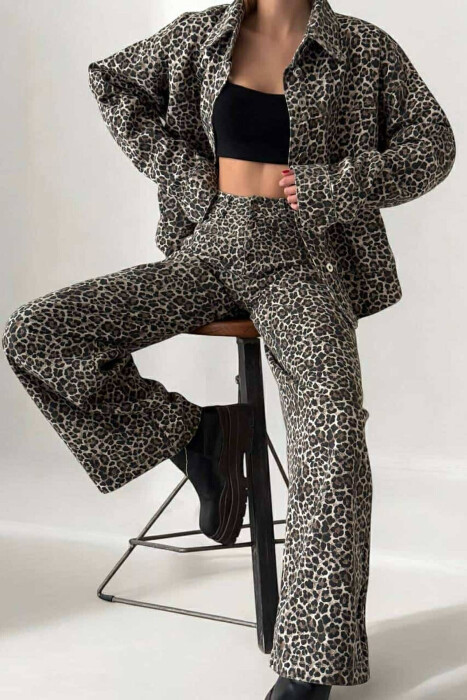 LEO DESIGN WOMEN SET LEO/LEOPARD - 3