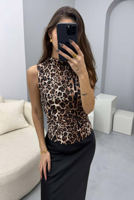 LEO DESIGN WOMEN TANK TOP LEO/LEOPARD - 2